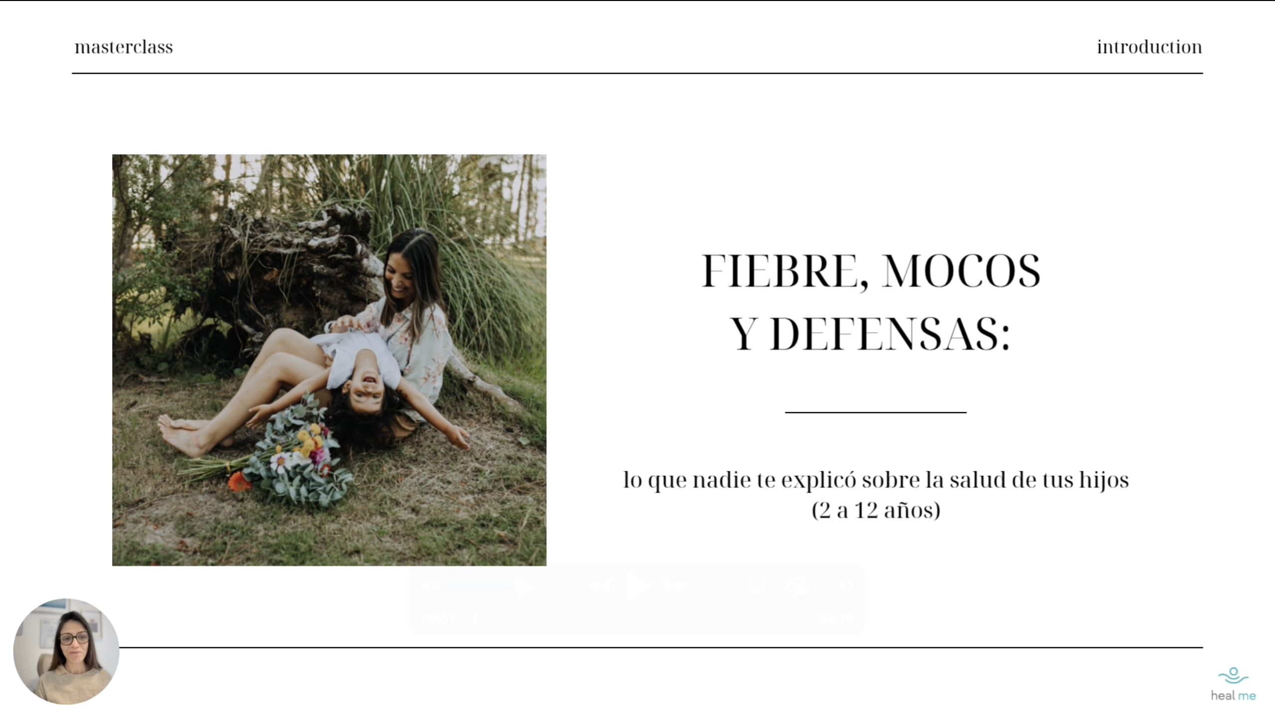 Fiebre, mocos y defensas. Masterclass by Healme